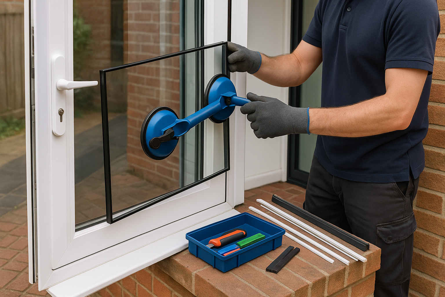 Door Glass Replacement Walworth service image
